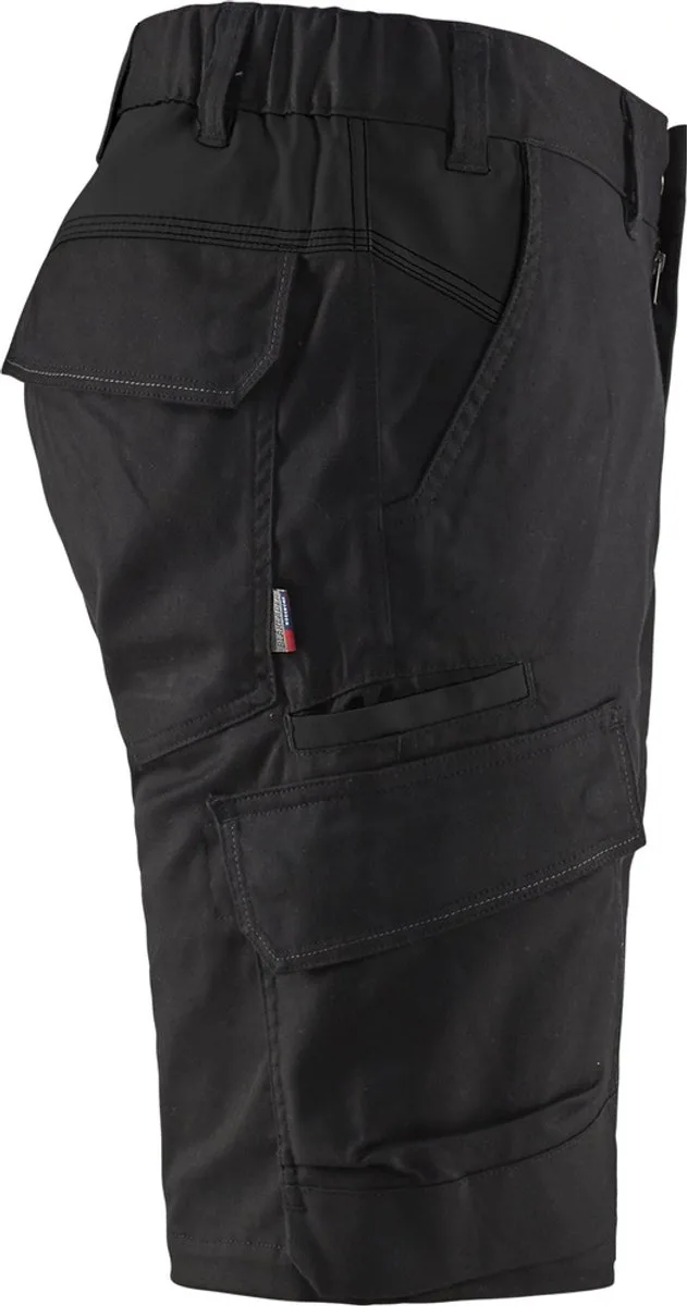 Industrie short met stretch 1446-1832 - Zwart de Blåkläder, Noir, C52 – image du produit