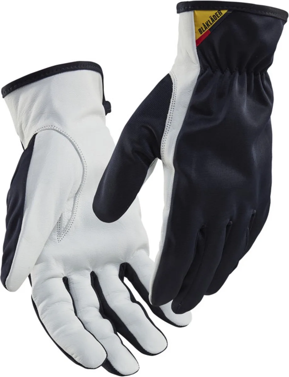 Lederen handschoen 2802-1459 - 11 de Blåkläder, Bleu foncé, Blanc – image du produit