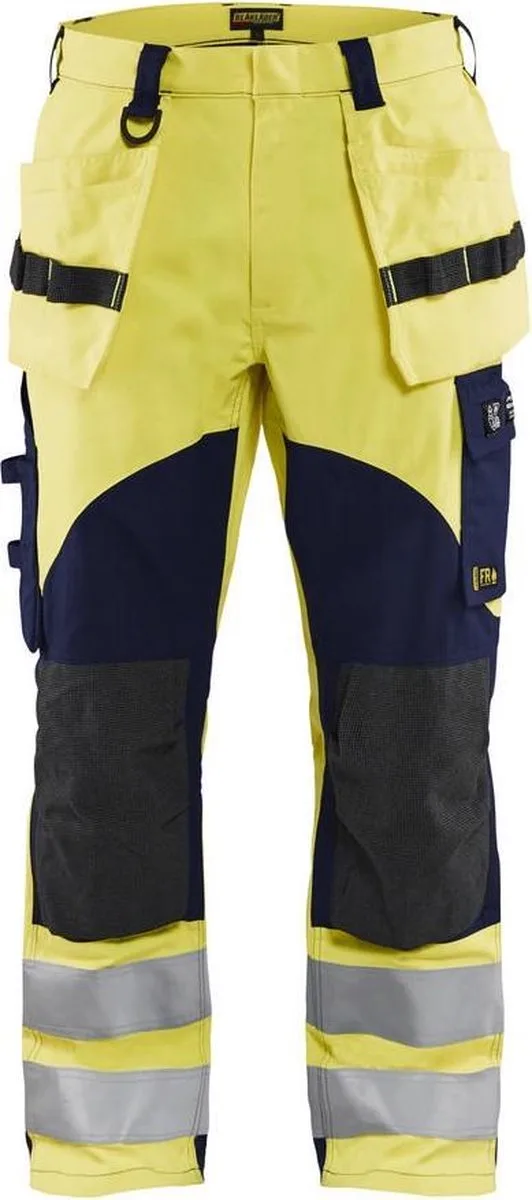 Multinorm werkbroek Inherent 1589-1512 - High Vis Geel/Marineblauw fra Blåkläder, High Vis Geel, Marineblauw, C50 – produktbillede