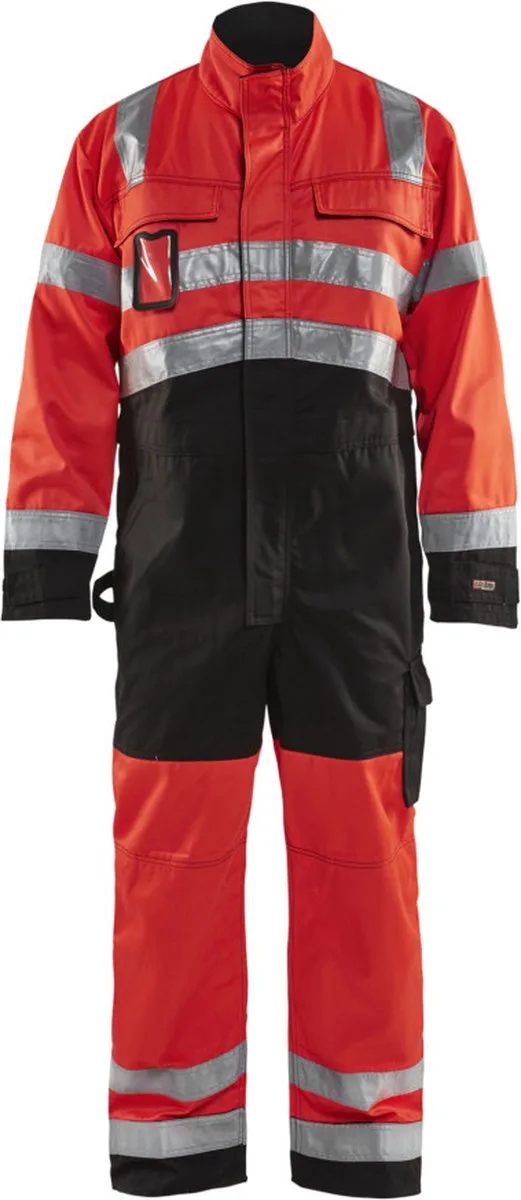 Overall High vis 6373-1804 - High Vis Rood/Zwart de Blåkläder, Rouge, Noir, C60 – image du produit