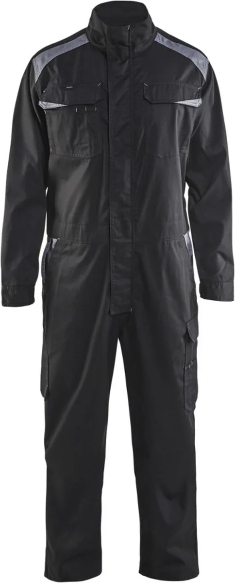 Overall Industrie 6054-1800 - Zwart/Grijs von Blåkläder, Schwarz, Grau, C56 – Produktbild