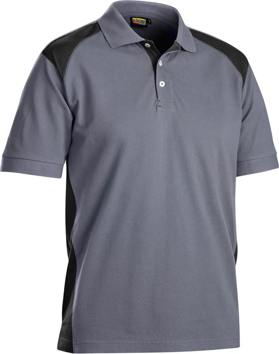 Piqué 3324 Poloshirt Regular Fit från Blåkläder, Grå – produktbild