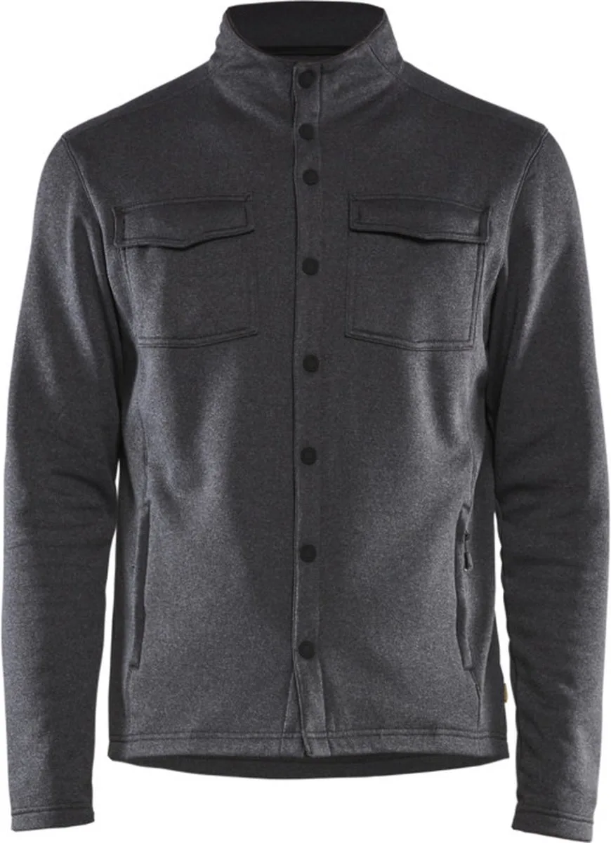 Pique fleecevest 3232-2533 - Zwart Mêlee de Blåkläder, Zwart Mêlee, S – image du produit