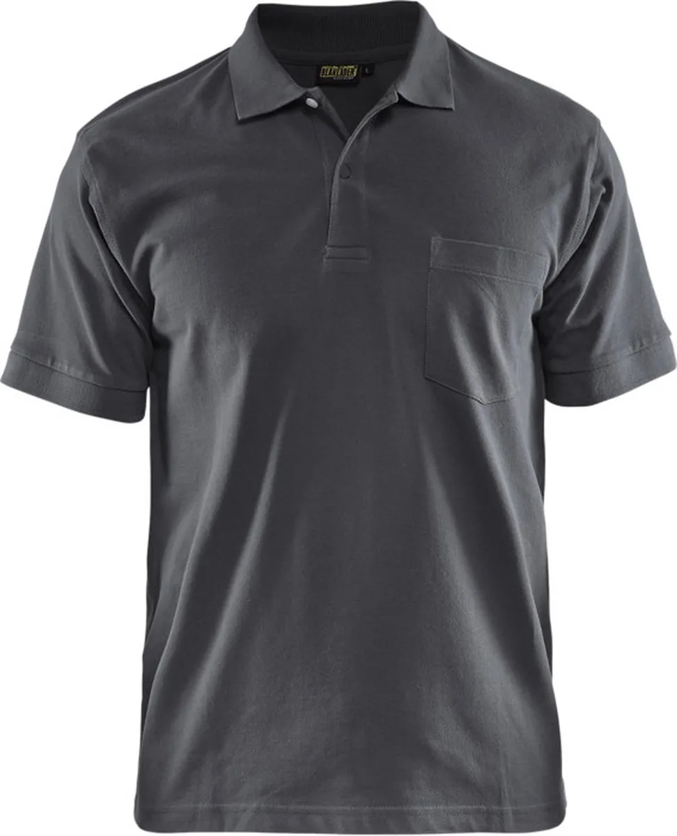 Piqué Polo 3305-1035 - Donkergrijs från Blåkläder, Mörkgrå, 3XL – produktbild