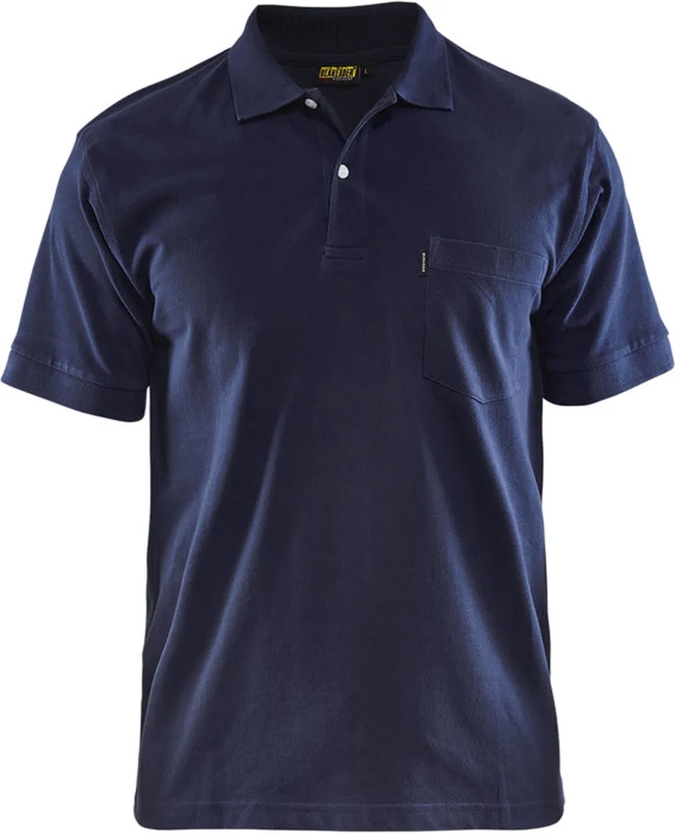 Piqué Polo 3305-1035 - Marineblauw von Blåkläder, Marineblauw, 4XL – Produktbild