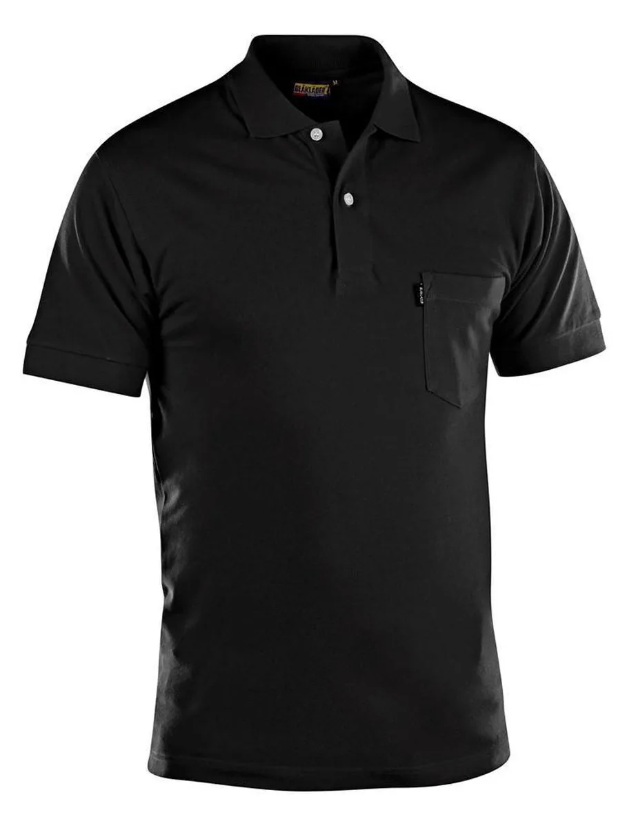 Piqué Polo 3305-1035 - Zwart by Blåkläder, Black, L – product image