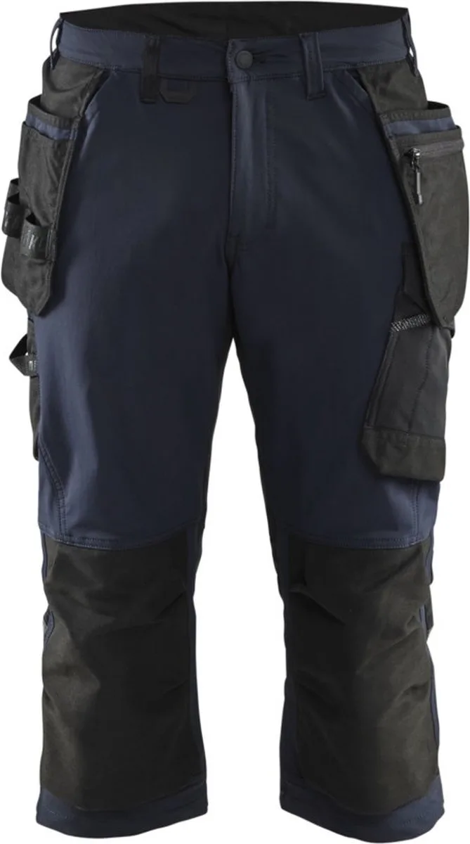 Piraatbroek 4-weg stretch 1521-1645 - Donker marineblauw/Zwart de Blåkläder, Donker marineblauw, Noir, C44 – image du produit