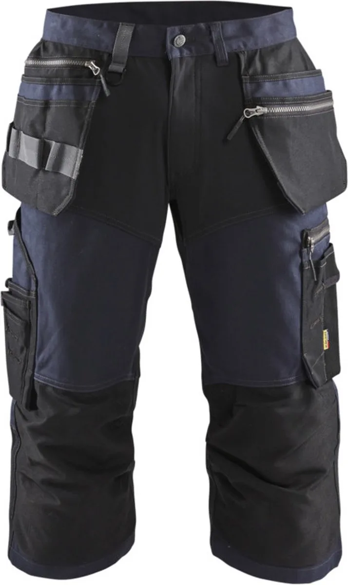 Piraatbroek stretch 1597-1343 - Donker marineblauw/Zwart de Blåkläder, Donker marineblauw, Noir, C54 – image du produit