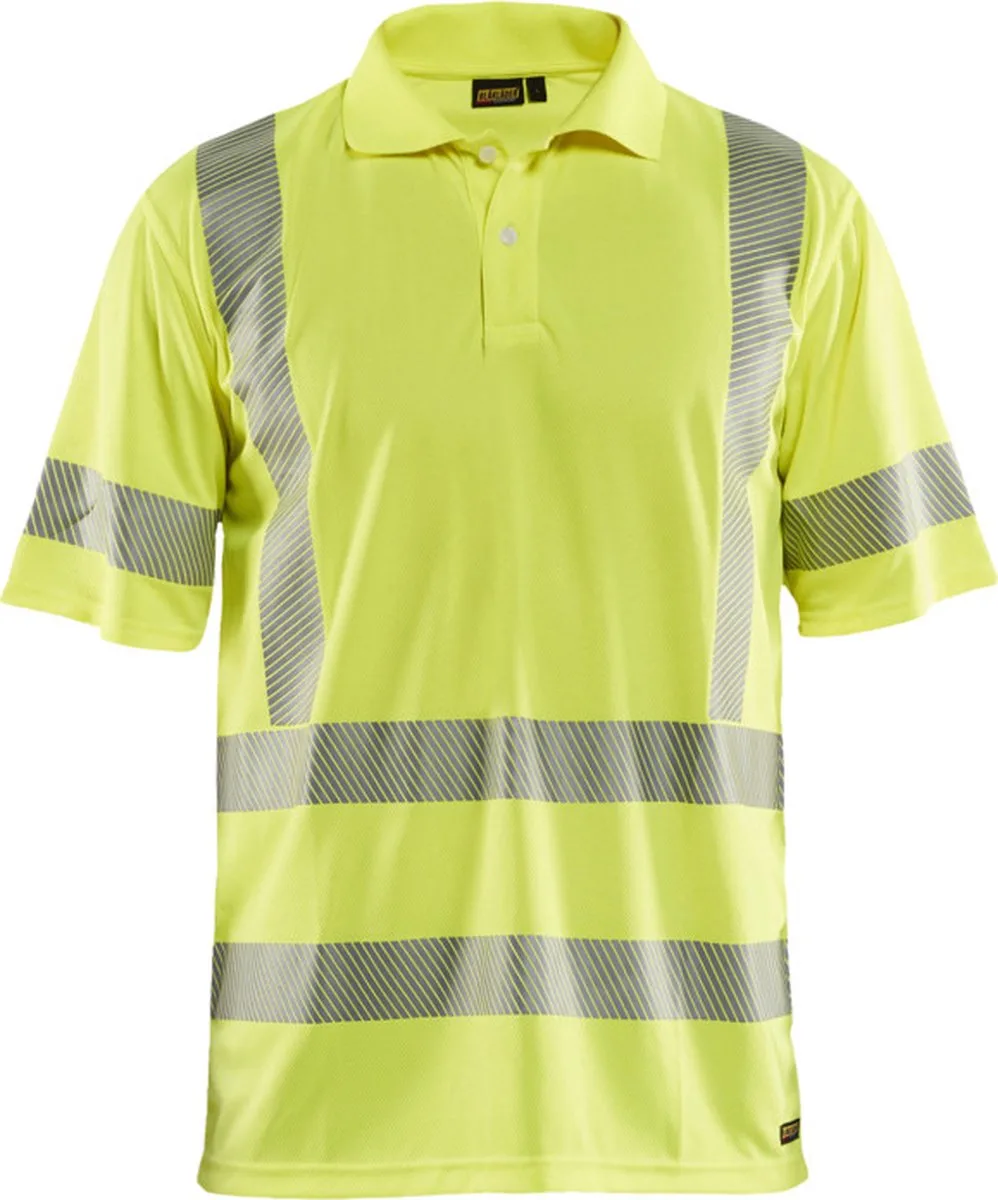 Polo High Vis 3428-1013 - High Vis Geel de Blåkläder, High Vis Geel, XS – image du produit