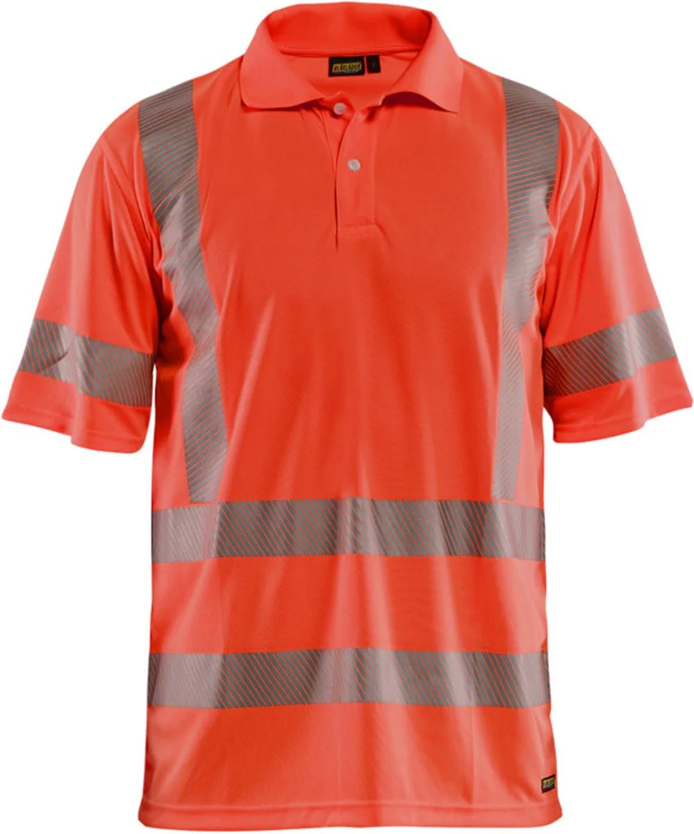 Polo High Vis 3428-1013 - High Vis Rood van Blåkläder, High Vis Rood, 3XL – productafbeelding