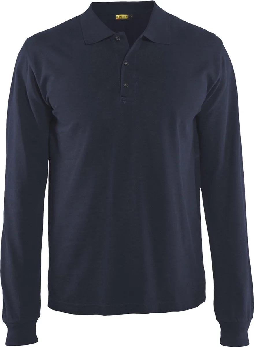 Poloshirt lange mouw 3388-1050 - Donker marineblauw de Blåkläder, Donker marineblauw, 4XL – image du produit