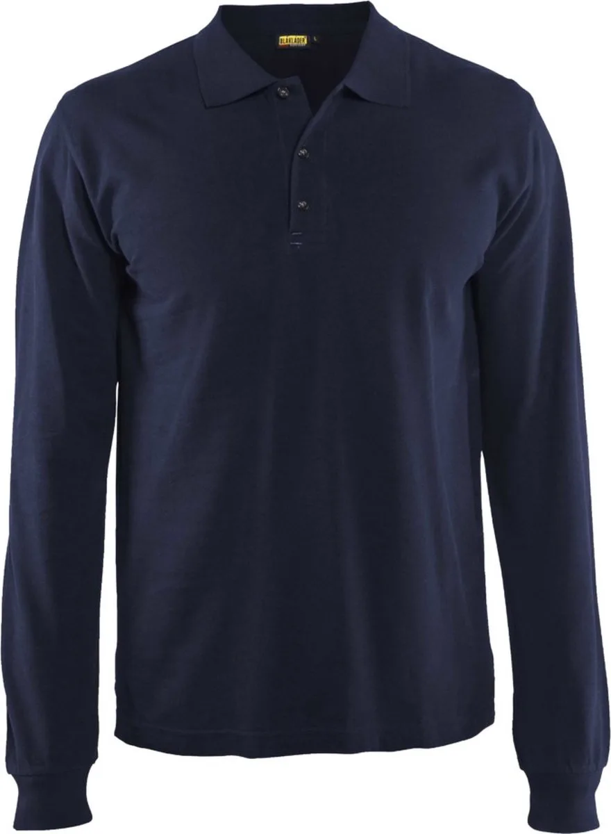 Poloshirt lange mouw 3388-1050 - Marineblauw de Blåkläder, Marineblauw, 3XL – image du produit