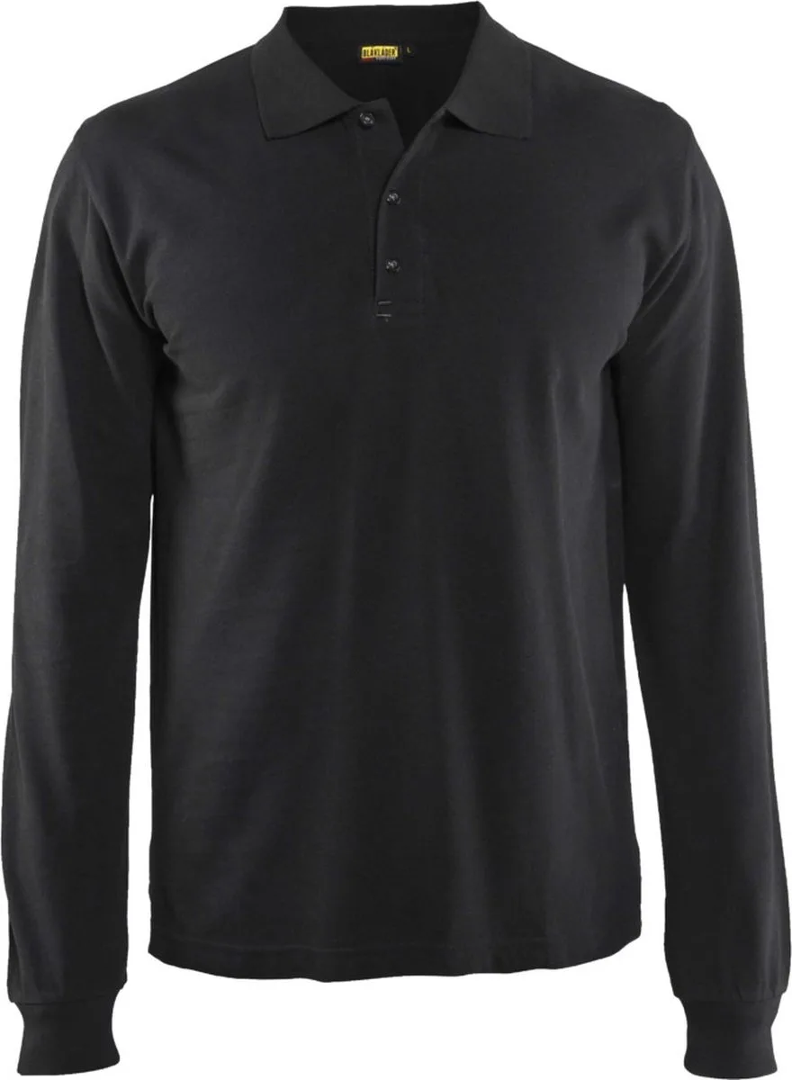 Poloshirt lange mouw 3388-1050 - Zwart de Blåkläder, Noir, XL – image du produit