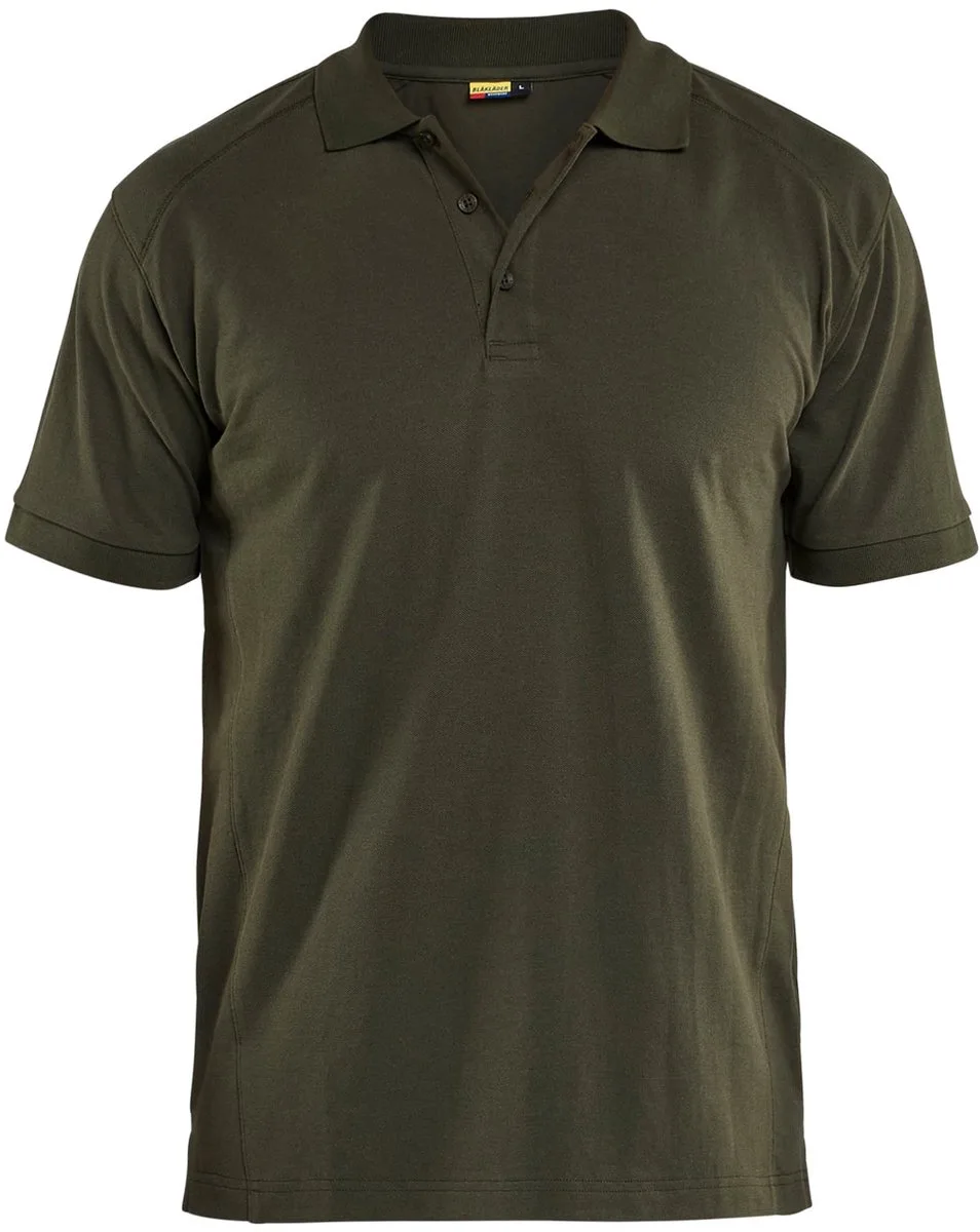 Poloshirt piqué 3324-1050 - Donker Herfstgroen van Blåkläder, Donker Herfstgroen, 4XL – productafbeelding