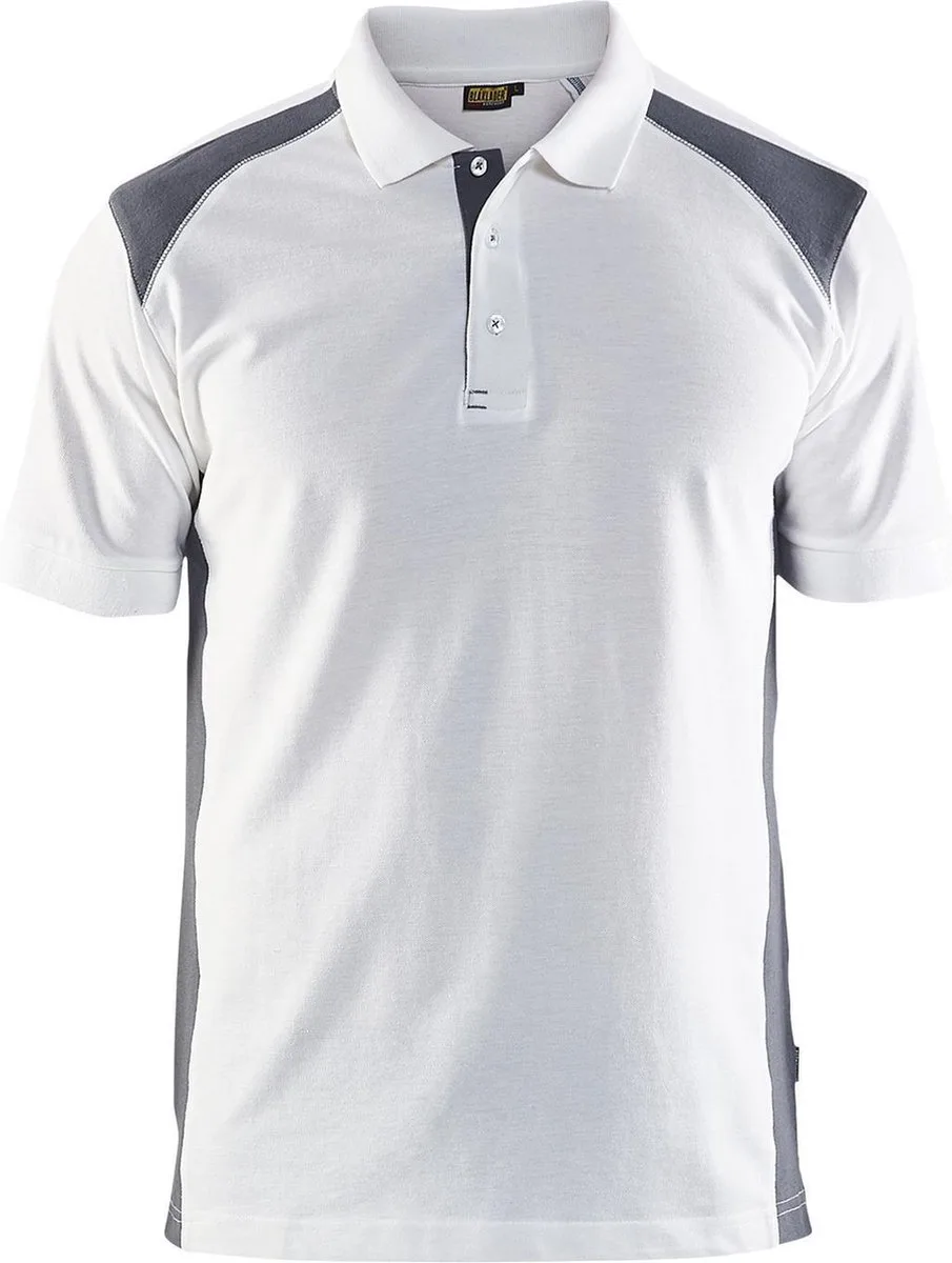 Poloshirt piqué 3324-1050 - Medium Grijs/Zwart de Blåkläder, Medium Grijs, Noir, XL – image du produit