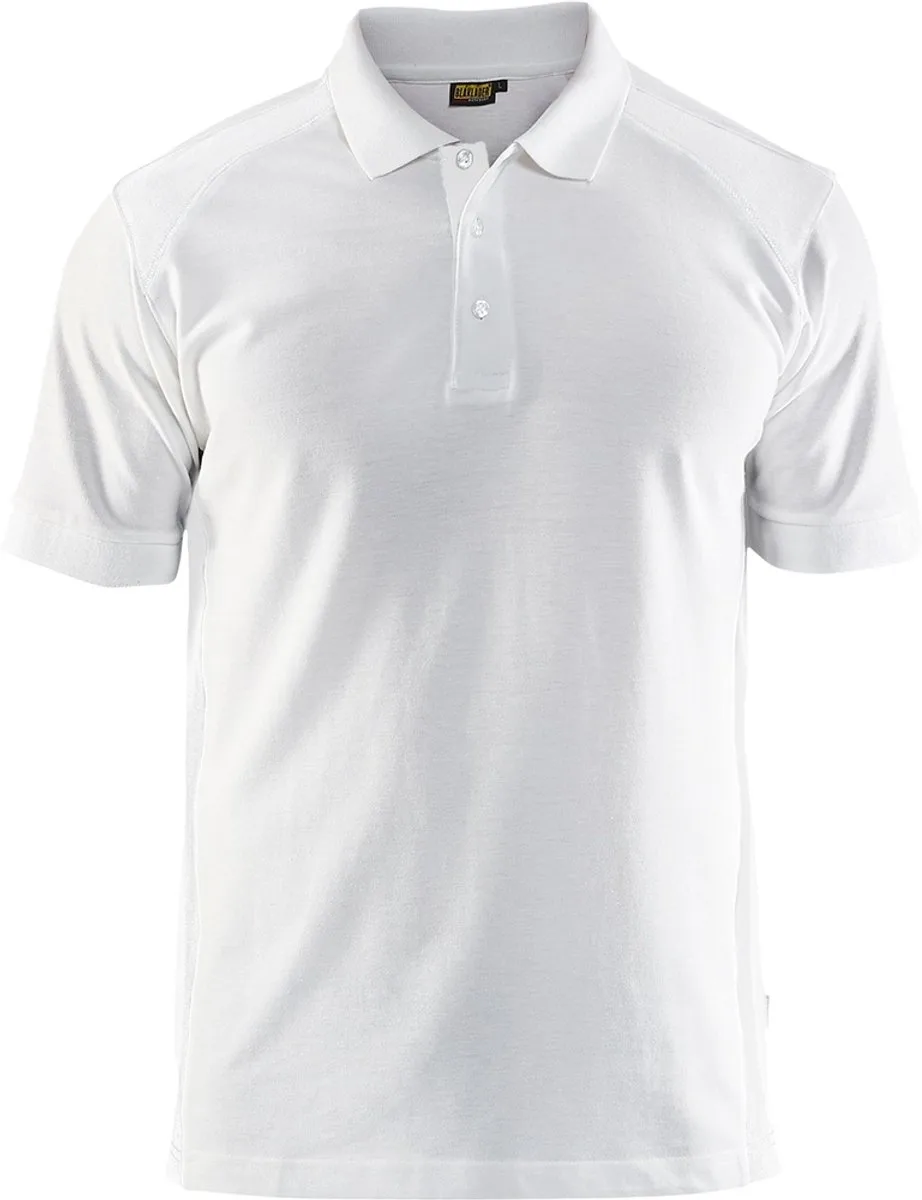Poloshirt piqué 3324-1050 - Wit van Blåkläder, Wit, 5XL – productafbeelding