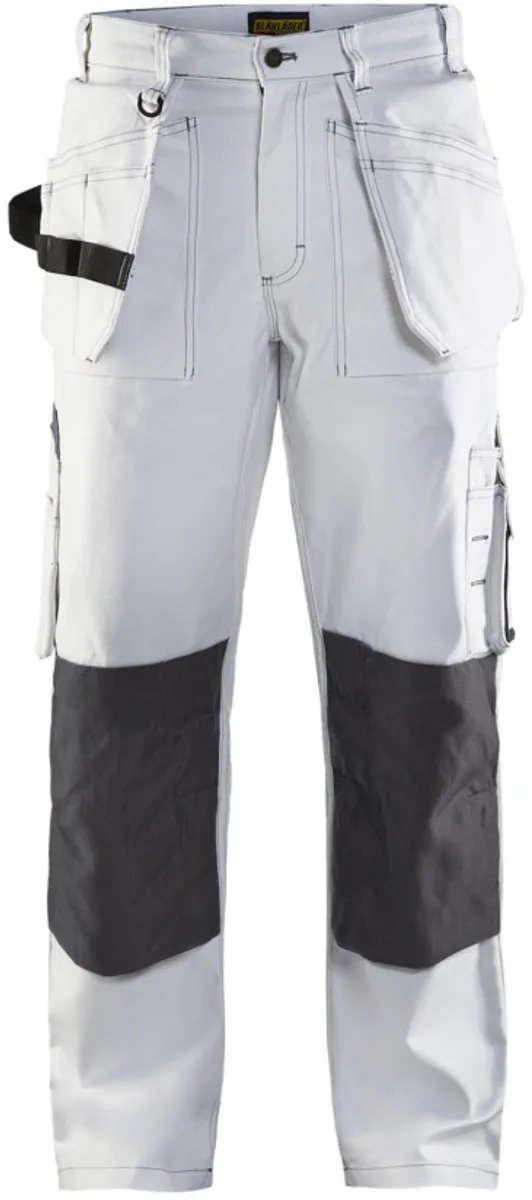 Schilders Werkbroek 1531-1210 - Wit/Donkergrijs de Blåkläder, Blanc, Gris foncé, C50 – image du produit