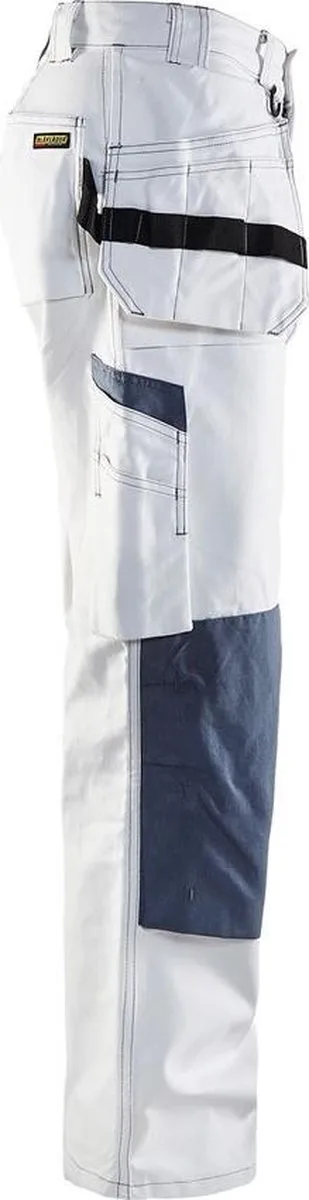 Schilders Werkbroek 1531-1210 - Wit/Donkergrijs van Blåkläder, Wit, Donkergrijs, C56 – productafbeelding