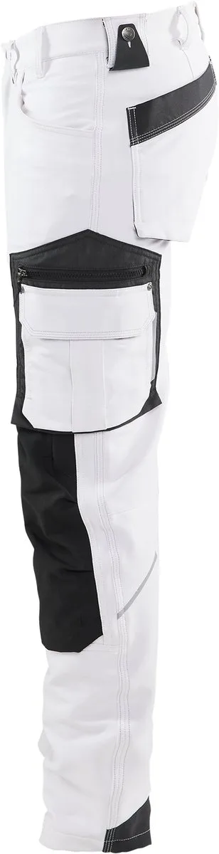 Schildersbroek met 4-weg stretch 1089-1645 - Wit/Donkergrijs de Blåkläder, Blanc, Gris foncé, D108 – image du produit