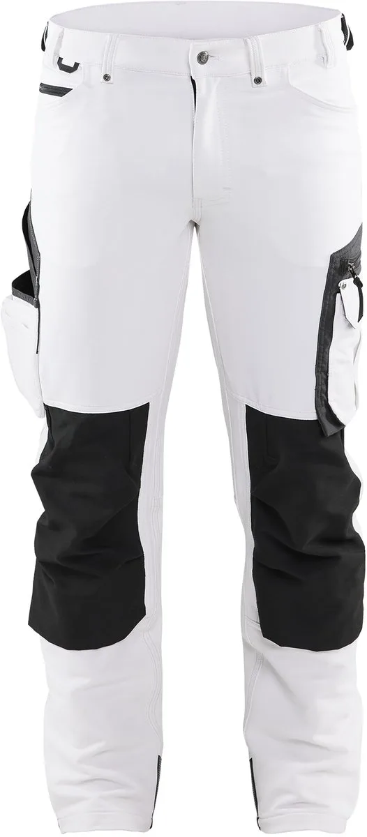 Schildersbroek met 4-weg stretch 1089-1645 - Wit/Donkergrijs de Blåkläder, Blanc, Gris foncé, C58 – image du produit