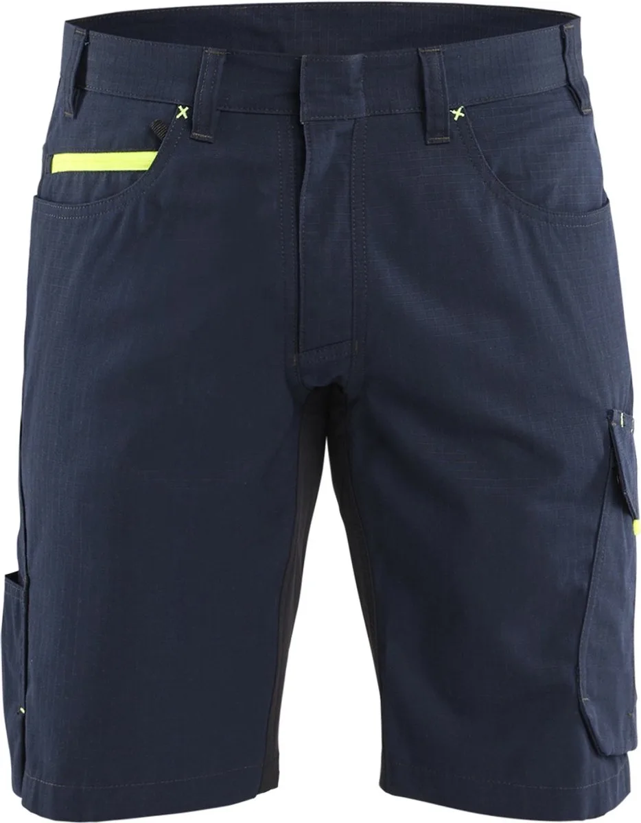 Service short 1499-1330 - Donker marineblauw/High Vis Geel de Blåkläder, Donker marineblauw, High Vis Geel, C62 – image du produit