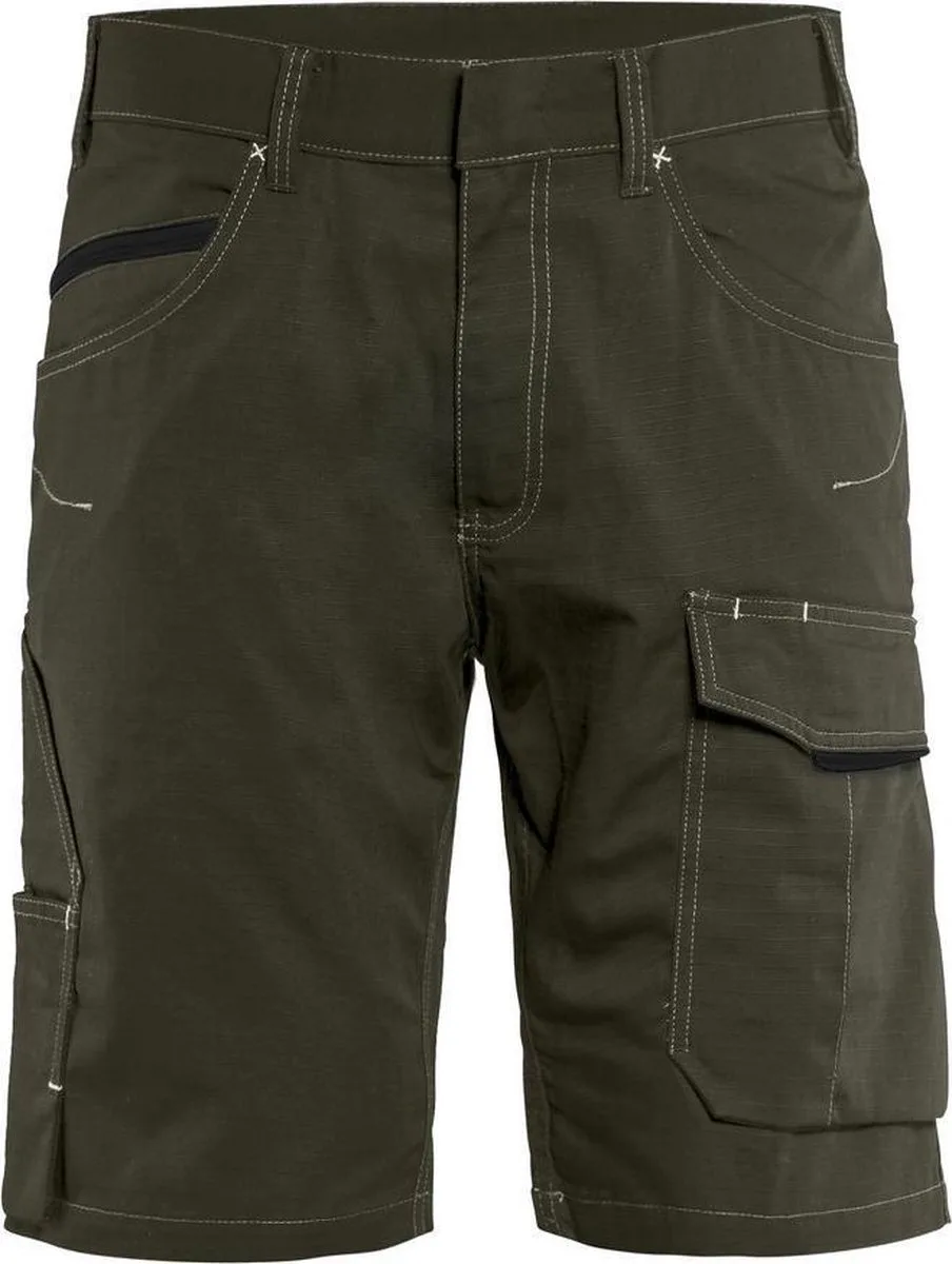 Service short 1499-1330 - Groen/Zwart fra Blåkläder, Grøn, Sort, C54 – produktbillede