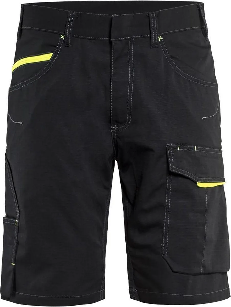 Service short 1499-1330 - Zwart/High Vis Geel de Blåkläder, Noir, High Vis Geel, C54 – image du produit