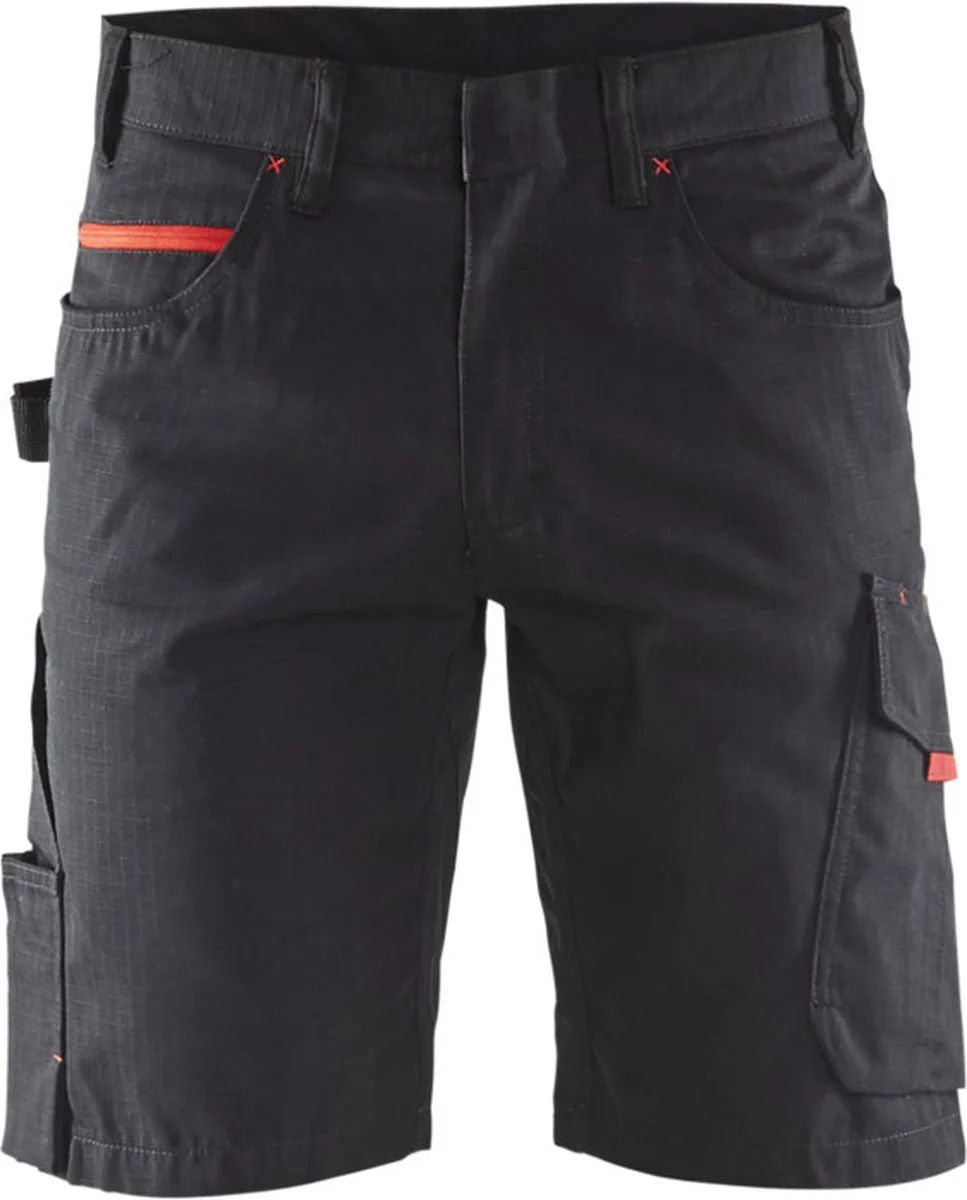 Service short 1499-1330 - Zwart/Rood van Blåkläder, Zwart, Rood, C62 – productafbeelding