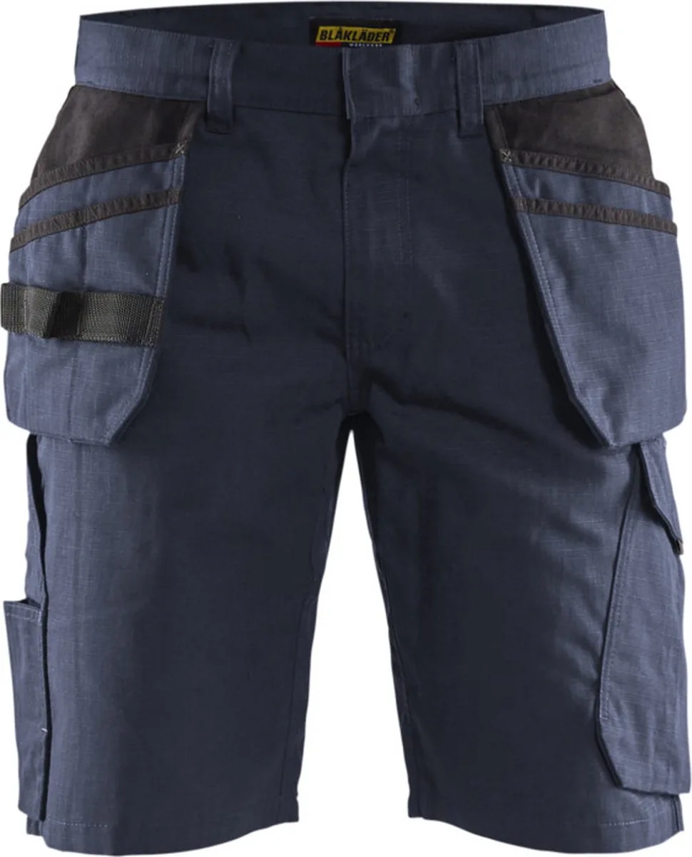Service short met spijkerzakken 1494-1330 - Donker marineblauw/Zwart von Blåkläder, Donker marineblauw, Schwarz, C44 – Produktbild