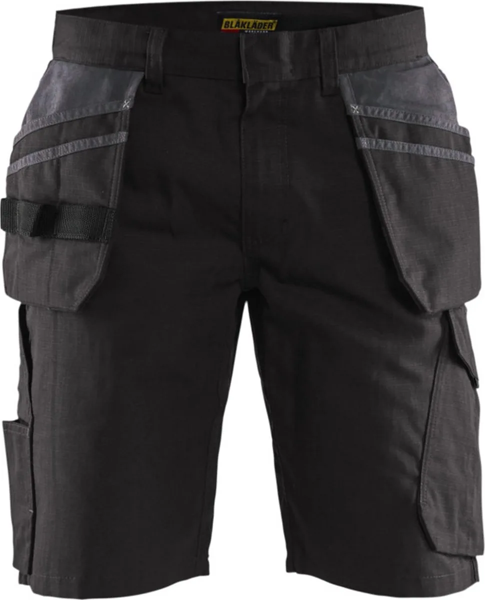 Service short met spijkerzakken 1494-1330 - Zwart/Donkergrijs de Blåkläder, Noir, Gris foncé, C44 – image du produit
