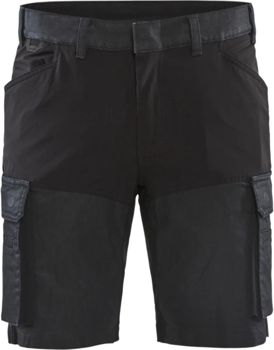 Service short met stretch 1437-1147 - Marineblauw/Zwart von Blåkläder, Marineblauw, Schwarz, C44 – Produktbild