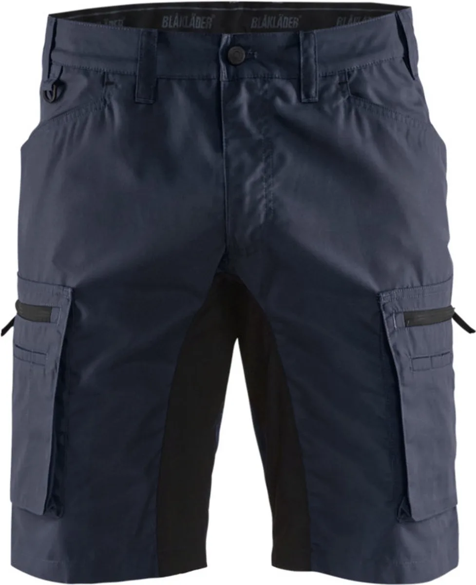 Service short stretch 1449-1845 - Donker marineblauw/Zwart by Blåkläder, Donker marineblauw, Black, C54 – product image