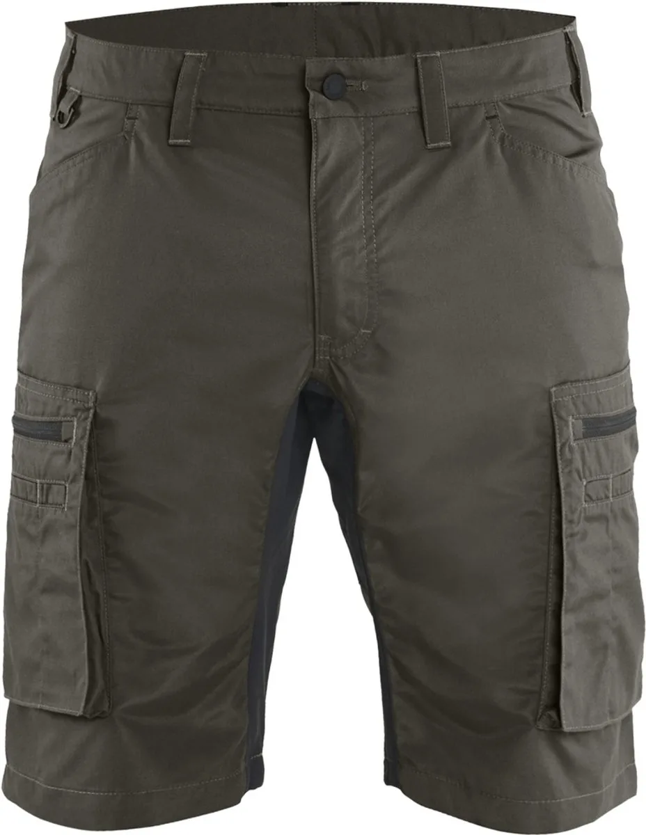 Service short stretch 1449-1845 - Groen/Zwart de Blåkläder, Vert, Noir, C48 – image du produit