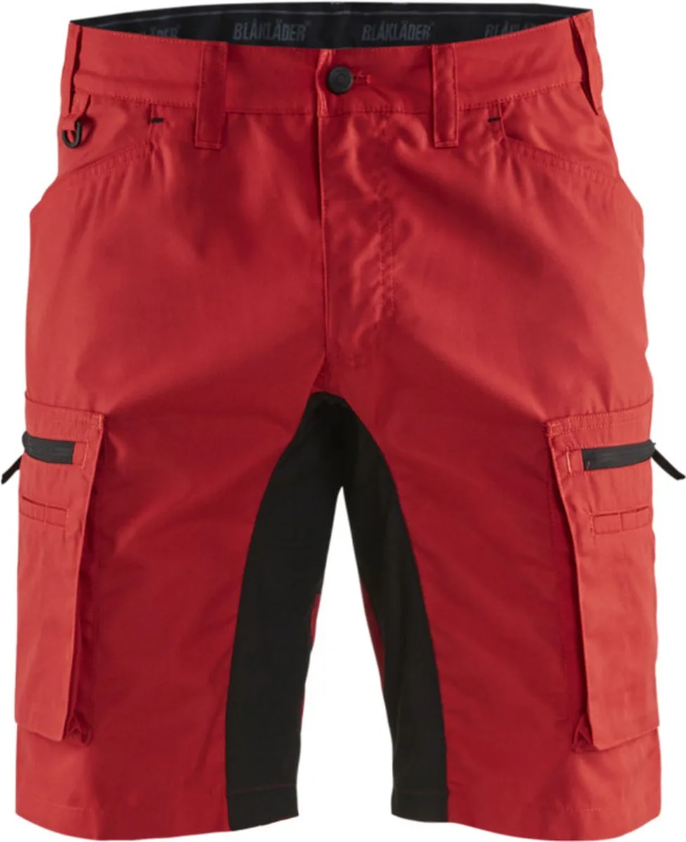 Service short stretch 1449-1845 - Rood/Zwart de Blåkläder, Rouge, Noir, C54 – image du produit