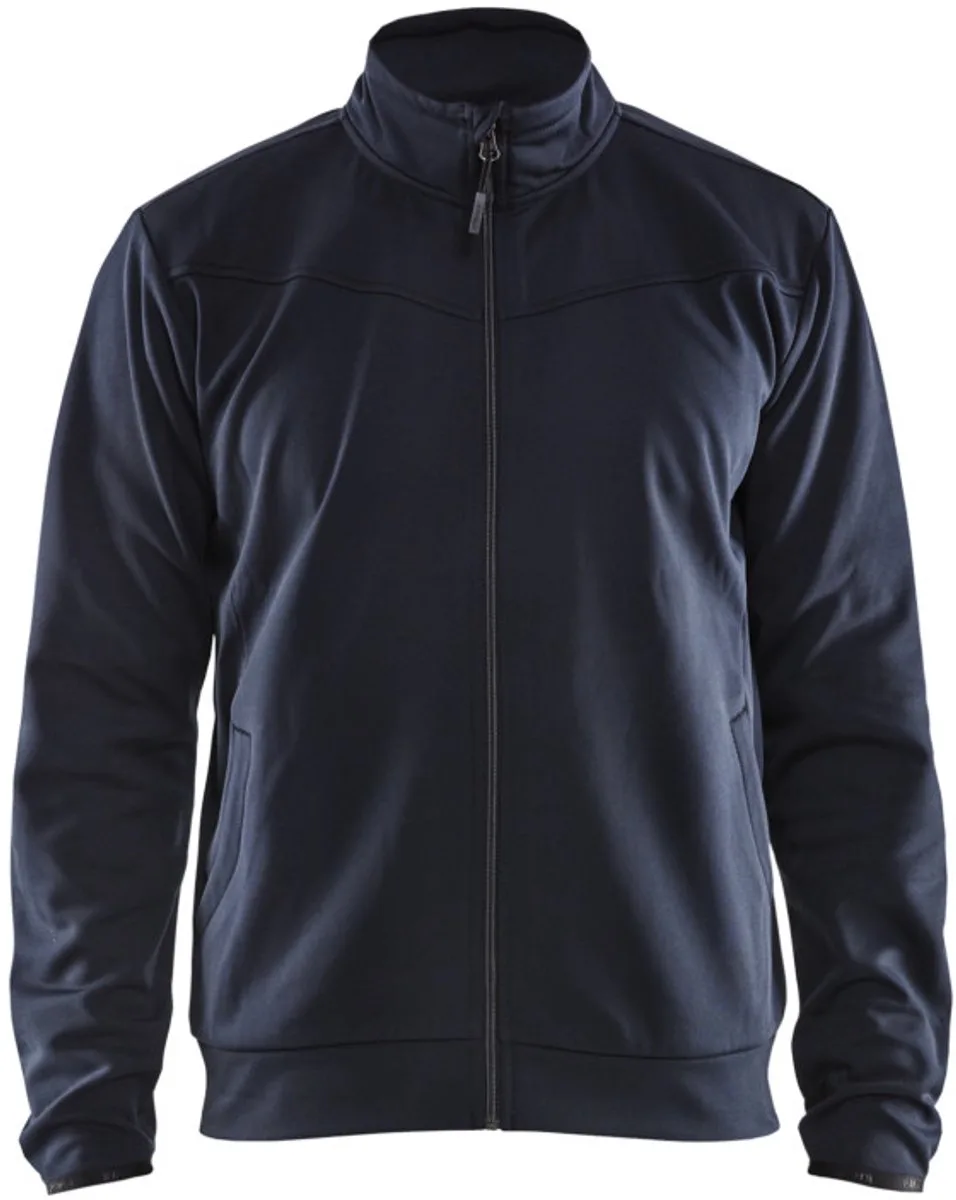 Service sweatshirt met rits 3362-2526 - Donker marineblauw/Zwart de Blåkläder, Donker marineblauw, Noir, 4XL – image du produit