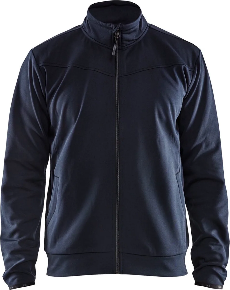 Service sweatshirt met rits 3362-2526 - Donker marineblauw/Zwart de Blåkläder, Donker marineblauw, Noir, M – image du produit