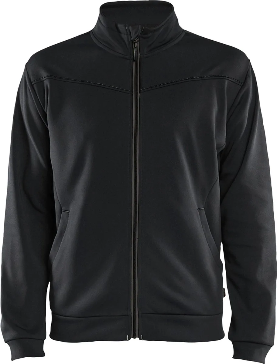 Service sweatshirt met rits 3362-2526 - Zwart/Donkergrijs de Blåkläder, Noir, Gris foncé, L – image du produit