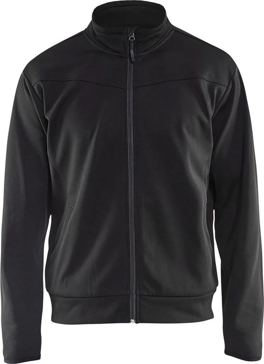 Service sweatshirt met rits 3362-2526 - Zwart/Donkergrijs de Blåkläder, Noir, Gris foncé, 4XL – image du produit