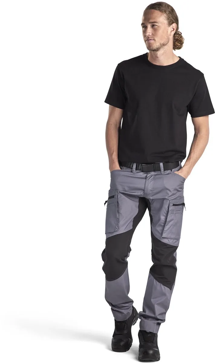Service werkbroek met stretch 1459-1845 - Grijs/Zwart de Blåkläder, Ice, D116 – image du produit