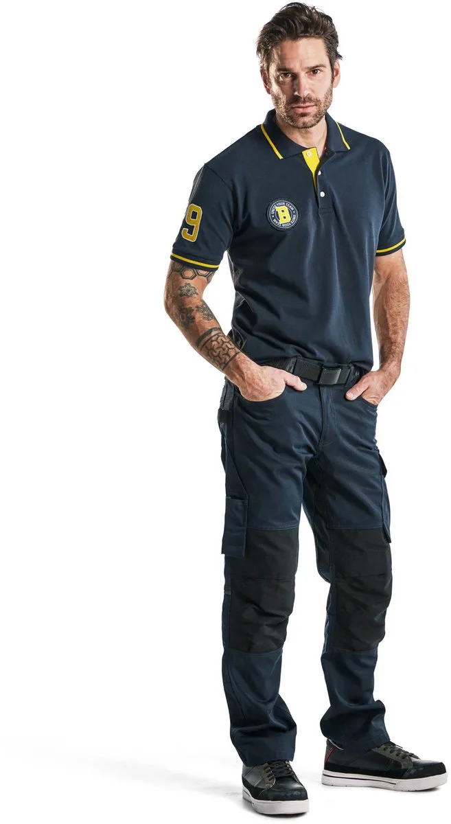 Service Werkbroek met stretch 1495-1330 - Mannen - Dark Navy/Zwart von Blåkläder, Dark Navy, Schwarz, 44 – Produktbild
