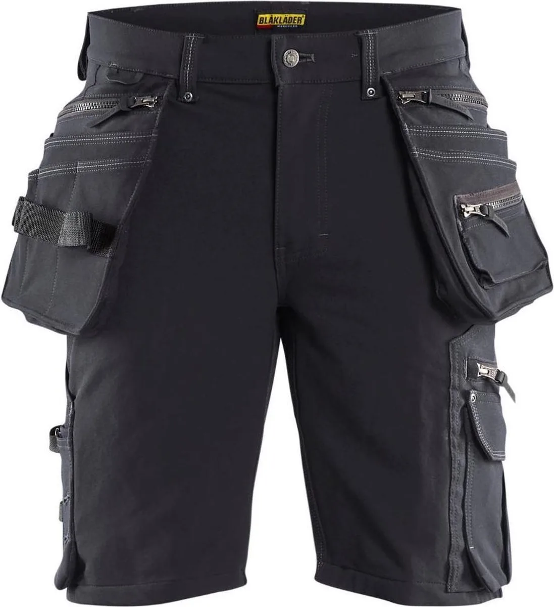 Short 4-weg stretch X1900 1988-1644 - Donkergrijs/Zwart von Blåkläder, Dunkelgrau, Schwarz, C46 – Produktbild