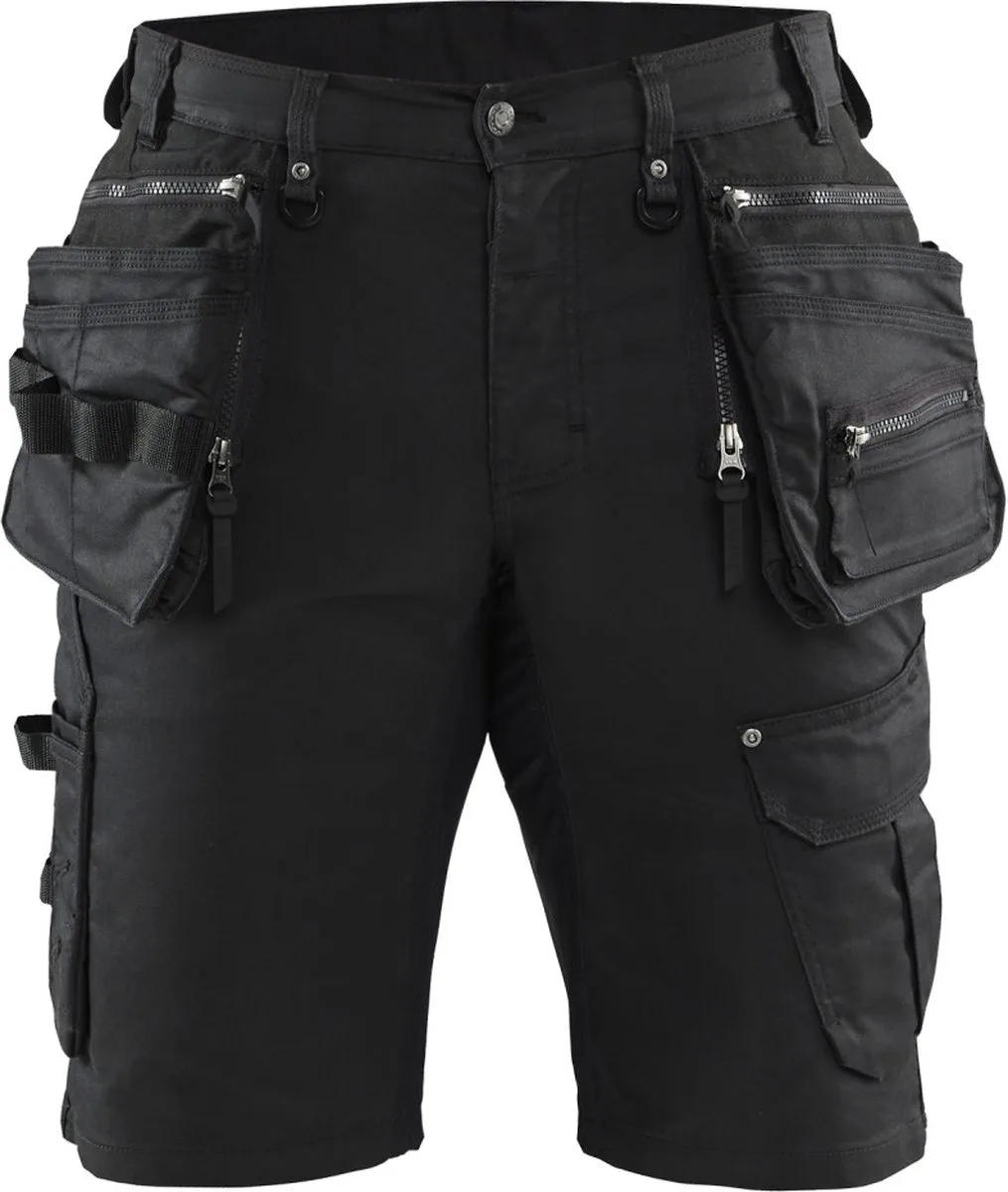 Short denim stretch X1900 1992-1141 - Zwart/Zwart de Blåkläder, Noir, C58 – image du produit