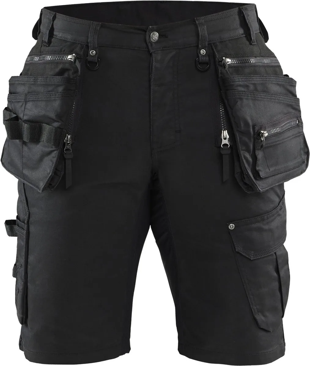 Short denim stretch X1900 1992-1141 - Zwart/Zwart från Blåkläder, Svart, C62 – produktbild