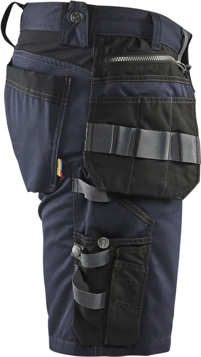 Short met stretch 1598-1860 - Donker marineblauw/Zwart de Blåkläder, Donker marineblauw, Noir, C46 – image du produit