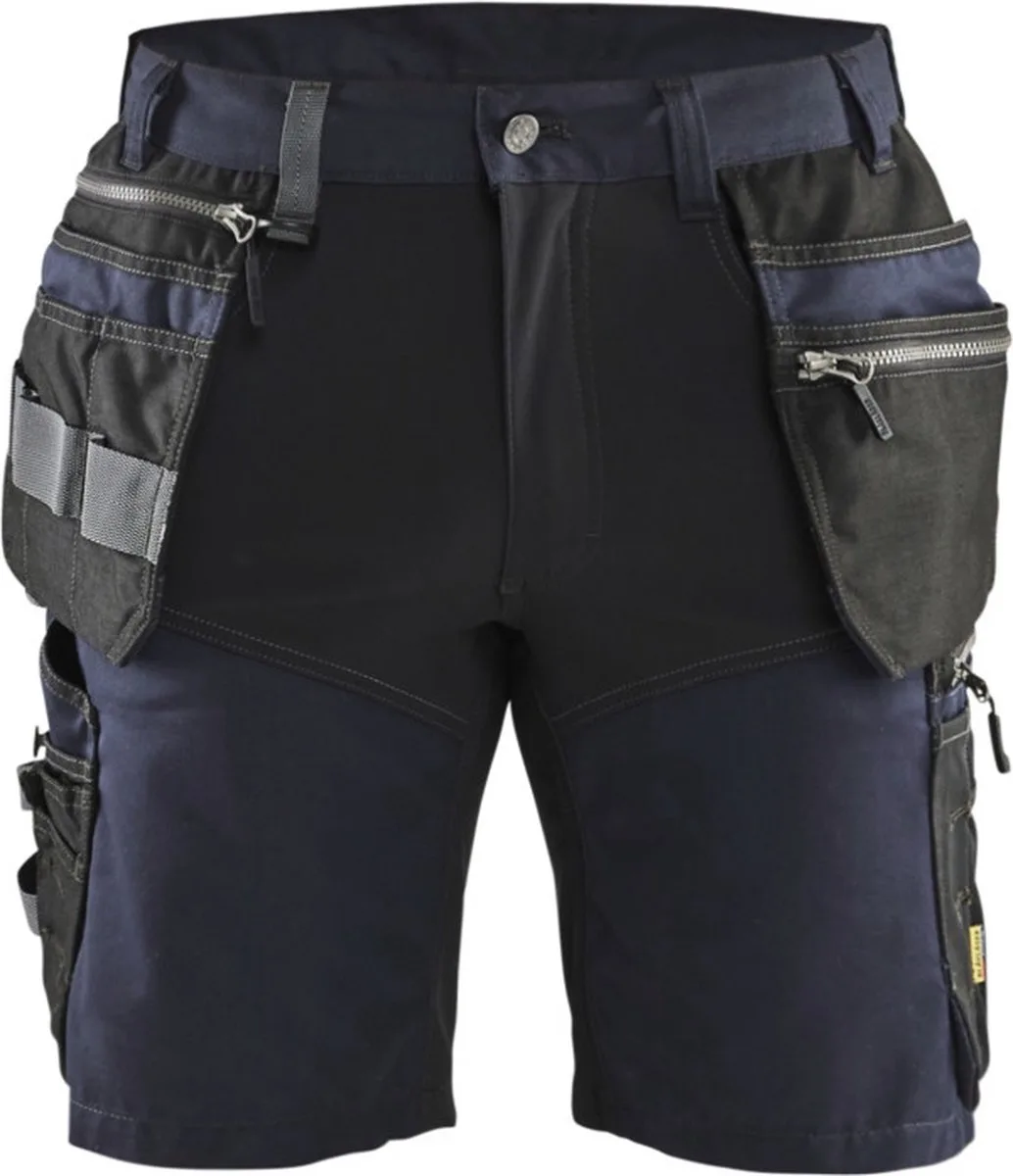 Short met stretch 1598-1860 - Donker marineblauw/Zwart von Blåkläder, Donker marineblauw, Schwarz, C44 – Produktbild