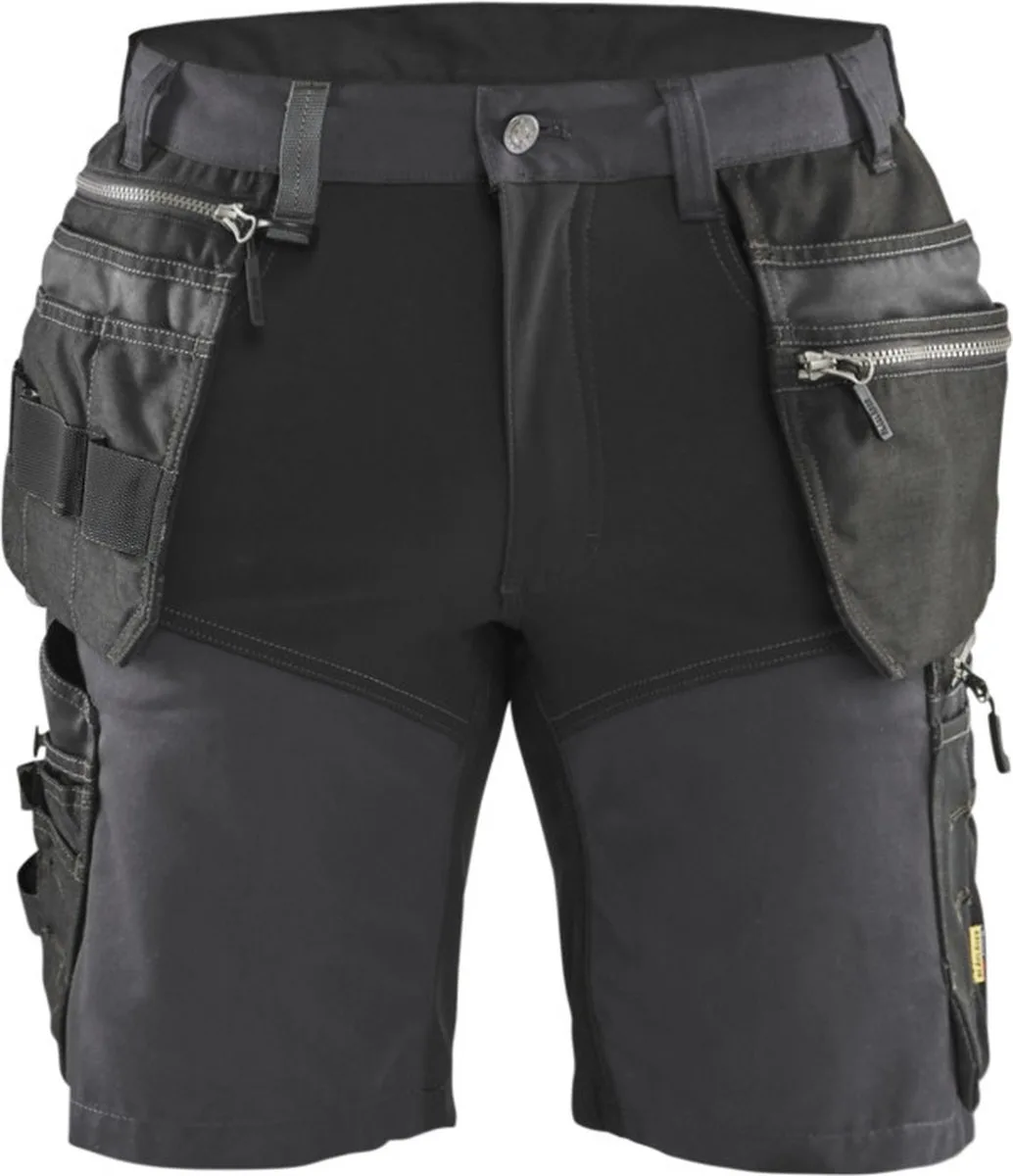 Short met stretch 1598-1860 - Medium Grijs/Zwart by Blåkläder, Medium Grijs, Black, C54 – product image