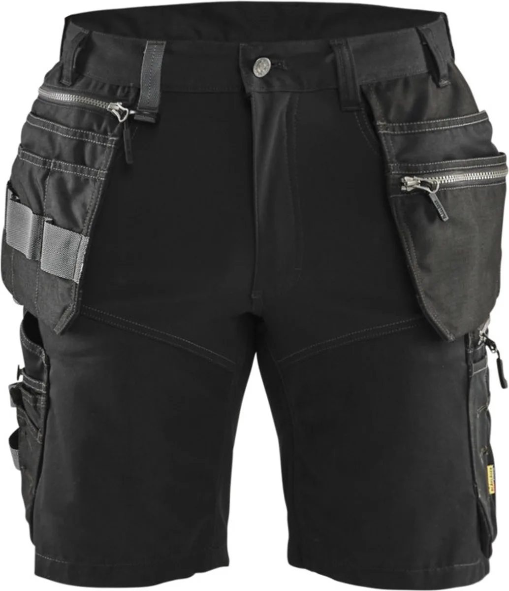 Short met stretch 1598-1860 - Zwart van Blåkläder, Zwart, C44 – productafbeelding