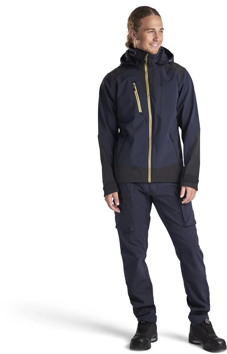 Softshell service werkbroek 1477-2513 - Donker marineblauw van Blåkläder, Donker marineblauw, C52 – productafbeelding