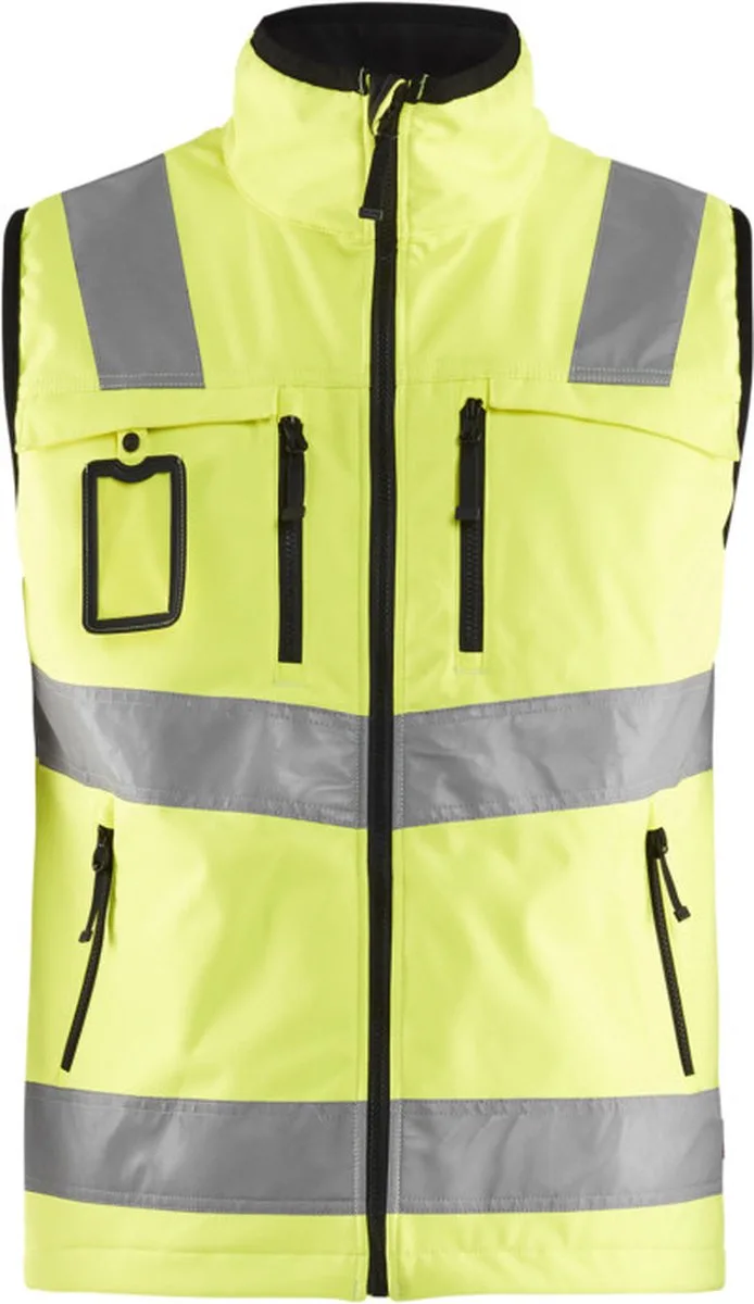 Softshell vest High Vis 3049-2517 - High Vis Geel van Blåkläder, High Vis Geel, M – productafbeelding