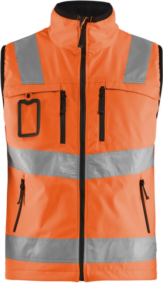 Softshell vest High Vis 3049-2517 - High Vis Oranje de Blåkläder, High Vis Oranje, L – image du produit